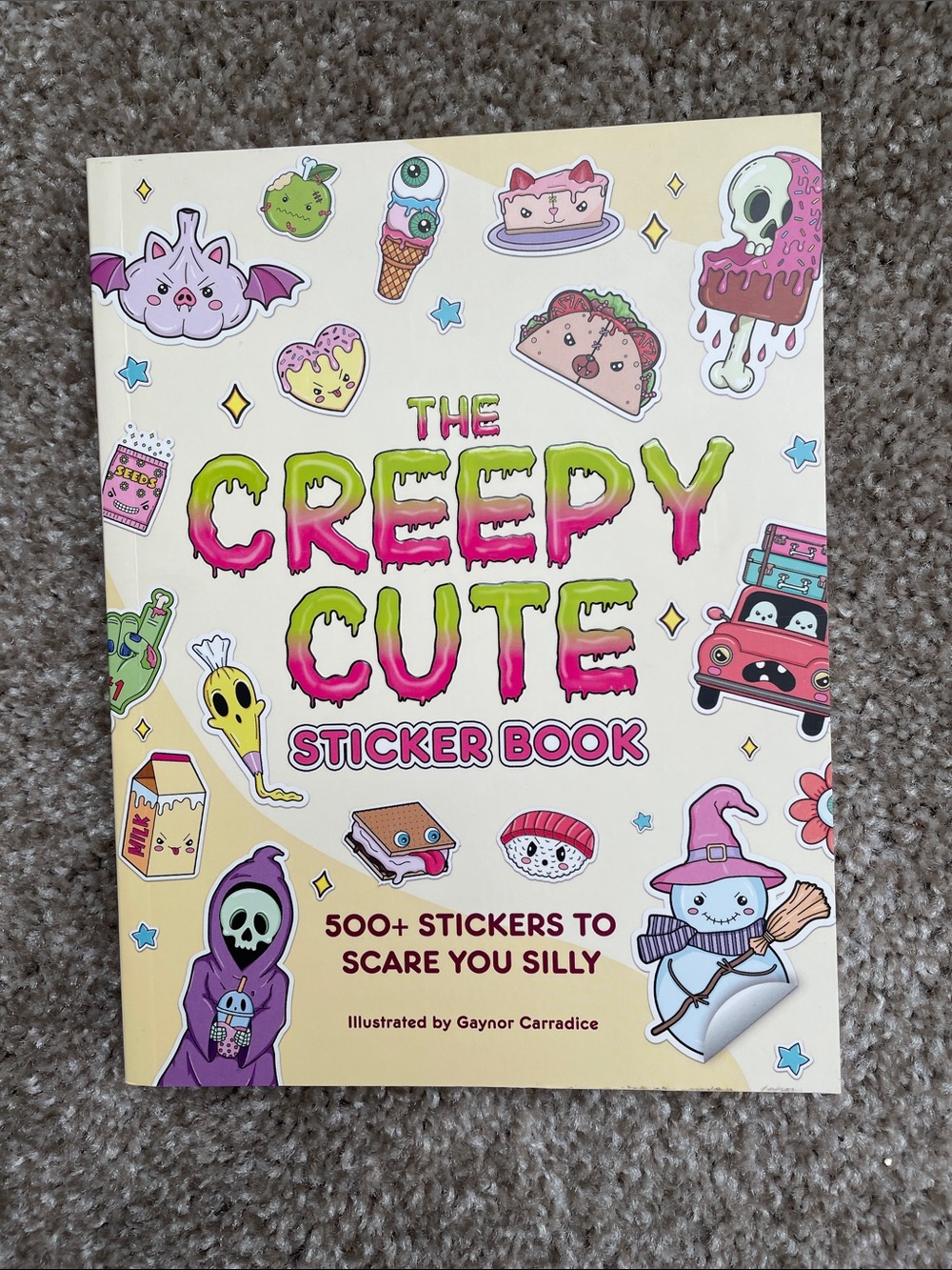 New The Creepy Cute Sticker Book